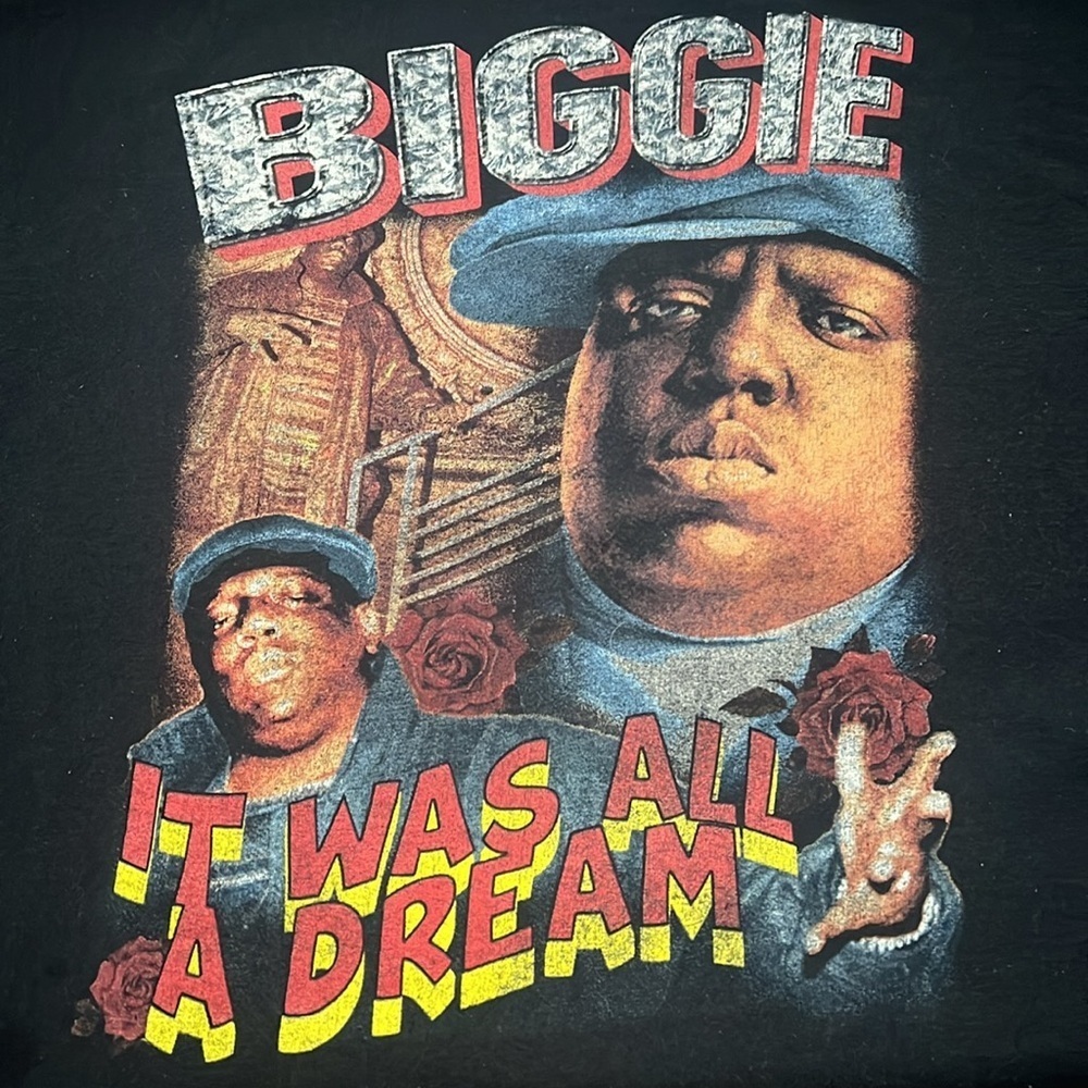 Notorious B.I.G. Graphic TShirt Black Size 2XL
